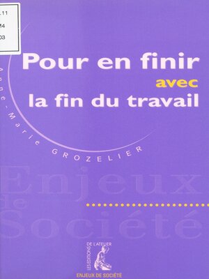 cover image of Pour en finir avec la fin du travail